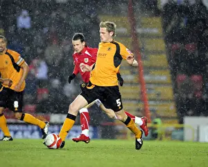 Bristol City V Wolverhampton Wanderers Prints: Bristol City vs. Wolverhampton Wanderers: A Football Rivalry - Season 08-09