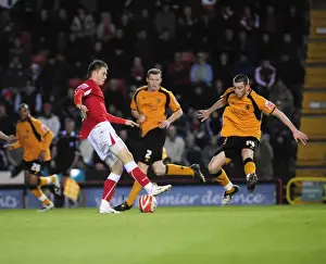 Bristol City V Wolverhampton Wanderers Prints: Bristol City vs. Wolverhampton Wanderers: A Football Rivalry - Season 08-09