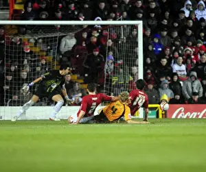 Bristol City V Wolverhampton Wanderers Prints: Bristol City vs. Wolverhampton Wanderers: A Football Rivalry - Season 08-09