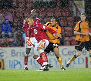Bristol City V Wolverhampton Wanderers Prints: Bristol City vs. Wolverhampton Wanderers: A Football Rivalry - Season 08-09