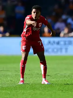 Bristol City vs. Wolverhampton Wanderers: Korey Smith in Action at Ashton Gate, Sky Bet Championship (April 8, 2017)