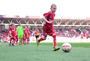 Bristol City V Wolverhampton Wanderers Prints: Bristol City vs. Wolverhampton Wanderers: A Mascot Showdown at Ashton Gate