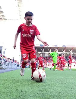 Bristol City V Wolverhampton Wanderers Prints: Bristol City vs. Wolverhampton Wanderers: A Mascot Showdown at Ashton Gate