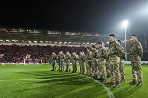 Framed Print : Bristol City vs. Wolves: Military Tribute - Moment of Silence at Ashton Gate (November 3, 2015) Framed Print : Bristol City vs. Wolves: Military Tribute - Moment of Silence at Ashton Gate (November 3, 2015)