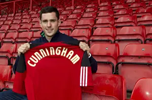 Framed Print : Bristol City Welcomes New Signing Greg Cunningham at Ashton Gate Framed Print : Bristol City Welcomes New Signing Greg Cunningham at Ashton Gate