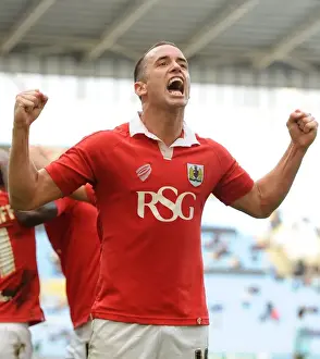 Bristol City: Wilbraham's Euphoric Celebration of Wagstaff's Game-Winning Goal vs. Coventry City - October 18, 2014