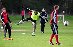 Bristol City: Yannick Bolasie in Training Focus