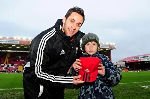 2012 Prints: Bristol City: Young Fan Receives Special Surprise from Sam Baldock at Ashton Gate (Bristol City vs Leicester City)
