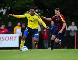 Ashton And Backwell United V Bristol City Prints: Bristol City's Aaron Amadi-Holloway Escapes Defender in Pre-Season Friendly vs Ashton and Backwell United