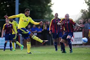 Ashton And Backwell United V Bristol City Prints: Bristol City's Aaron Amadi-Holloway in Pre-Season Action Against Ashton and Backwell United