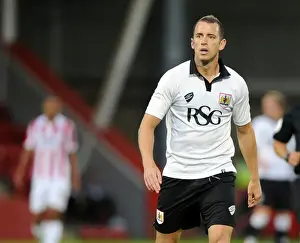 Whaddon Road Prints: Bristol City's Aaron Wilbraham in Action against Cheltenham Town, 2014