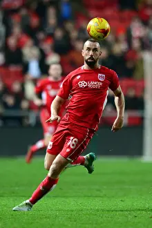 Bristol City V Preston North End Prints: Bristol City's Aaron Wilbraham in Action Against Preston North End