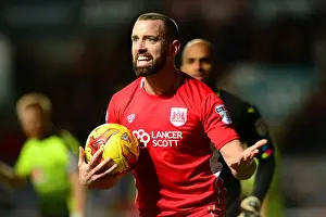 Bristol City V Reading Prints: Bristol City's Aaron Wilbraham Appeals During Bristol City vs Reading Match, 2017