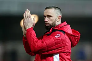 Fleetwood Town V Bristol City Prints: Bristol City's Aaron Wilbraham Applauding Fans after FA Cup Replay Win over Fleetwood Town (January 17)