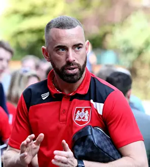 QPR V Bristol City Prints: Bristol City's Aaron Wilbraham Arrives at Loftus Road Ahead of QPR Clash (07.05.2016)