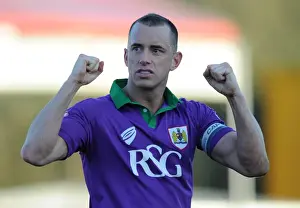 Crawley Town V Bristol City Prints: Bristol City's Aaron Wilbraham Celebrates 1-2 Win Over Crawley Town