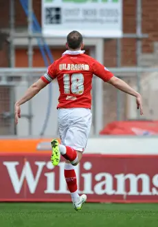 Bristol City V Rochdale Prints: Bristol City's Aaron Wilbraham Celebrates Goal Against Rochdale in Sky Bet League One