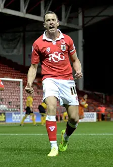 Bristol City's Aaron Wilbraham Celebrates Johnstone's Paint Trophy Victory
