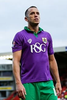 Images Dated 25th October 2014: Bristol City's Aaron Wilbraham Disappointed after 2-2 Draw with Barnsley