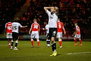 Crewe V Bristol City Prints: Bristol City's Aaron Wilbraham Disappointed After Crewe Alexandra Loss, 2014