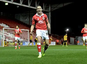 Bristol City's Aaron Wilbraham Emotional Victory Celebration: Johnstone's Paint Trophy Win Over AFC Wimbledon