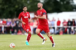 The Grove Prints: Bristol City's Aaron Wilbraham in Pre-Season Action Against Hengrove Athletic