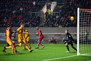 Bristol City V Preston North End Prints: Bristol City's Aaron Wilbraham Scores Dramatic Equalizer Against Preston North End