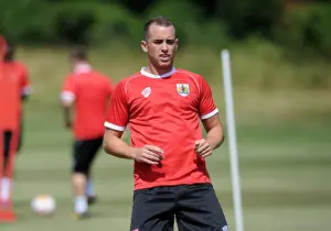 Training - 2 July 2014 Prints: Bristol City's Aaron Wilbraham Training (July 2014)