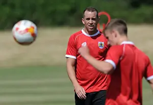 Training - 2 July 2014 Prints: Bristol City's Aaron Wilbraham in Training (July 2014)