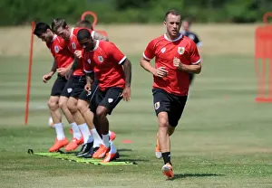 Training - 2 July 2014 Prints: Bristol City's Aaron Wilbraham Training (July 2014)