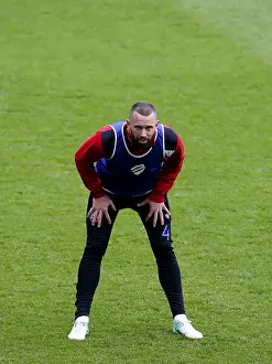 Blackburn Rovers V Bristol City Prints: Bristol City's Aaron Wilbraham Warming Up Ahead of Blackburn Rovers Clash