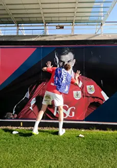 Bristol City V Coventry City (Champions) Prints: Bristol City's Aden Flint: Emotional Champion's Moment at Ashton Gate (April 18)
