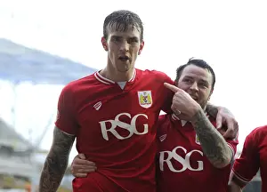 Framed Print : Bristol City's Aden Flint and Lee Tomlin Celebrate Goals Against Ipswich Town, Sky Bet Championship 2016 Framed Print : Bristol City's Aden Flint and Lee Tomlin Celebrate Goals Against Ipswich Town, Sky Bet Championship 2016
