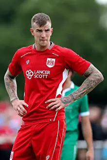The Grove Prints: Bristol City's Aden Flint in Pre-Season Action Against Hengrove Athletic, July 2016