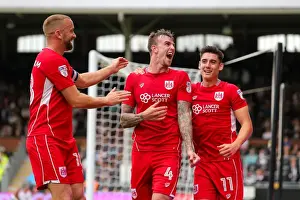 Fulham V Bristol City Prints: Bristol City's Aden Flint Scores Brace: Crushing 4-0 Win Over Fulham