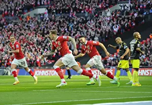 Bristol City's Aden Flint Scores the Opener in Johnstone's Paint Trophy Final Victory at Wembley Stadium