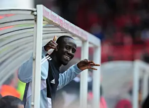 Bristol City V Barnsley Prints: Bristol City's Albert Adomah in Action against Barnsley at Ashton Gate Stadium, 2012