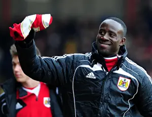 Bristol City V Barnsley Prints: Bristol City's Albert Adomah in Action during Bristol City vs Barnsley