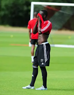 Bristol City's Albert Adomah: Focused during Pre-Season Training