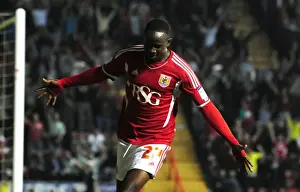 Bristol City V Reading Prints: Bristol City's Albert Adomah Scores Championship Opener Against Reading (September 2011)