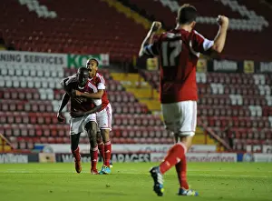 Bristol City's Albert Adomah Scores First Goal Against Reading - July 24, 2013