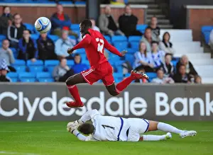 Pre Season Prints: Bristol City's Albert Adomah Scores Opener Against Kilmarnock, 2012
