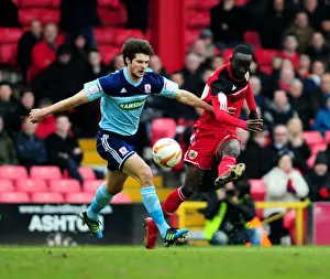 Bristol City's Albert Adomah Scores Opening Goal Against Middlesbrough in Npower Championship (09/03/2013)
