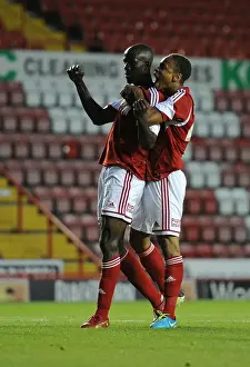 Bristol City V Reading Prints: Bristol City's Albert Adomah Scores Thrilling First Goal Against Reading