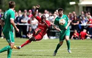 Pre Season Prints: Bristol City's Arnold Garita Takes Aim: Hengrove Athletic vs