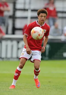 Twerton Park Prints: Bristol City's Ash Harper in Action against Bath City at Twerton Park (2015)