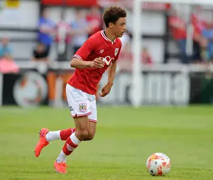Framed Print : Bristol City's Ash Harper in Action against Bath City at Twerton Park (July 10, 2015) Framed Print : Bristol City's Ash Harper in Action against Bath City at Twerton Park (July 10, 2015)