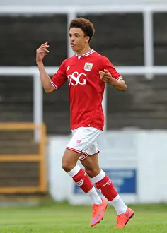 Twerton Park Prints: Bristol City's Ash Harper in Action during Pre-Season Friendly against Bath City (2015)