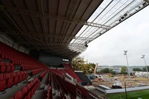 Images Dated 3rd October 2015: Bristol City's Ashton Gate Stadium: West Stand Development Amidst Sky Bet Championship Match