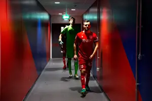 Bristol City V Sheffield Wednesday Prints: Bristol City's Bailey Wright Emerges from New Tunnel at Ashton Gate Stadium (Bristol City v Sheffield Wednesday)